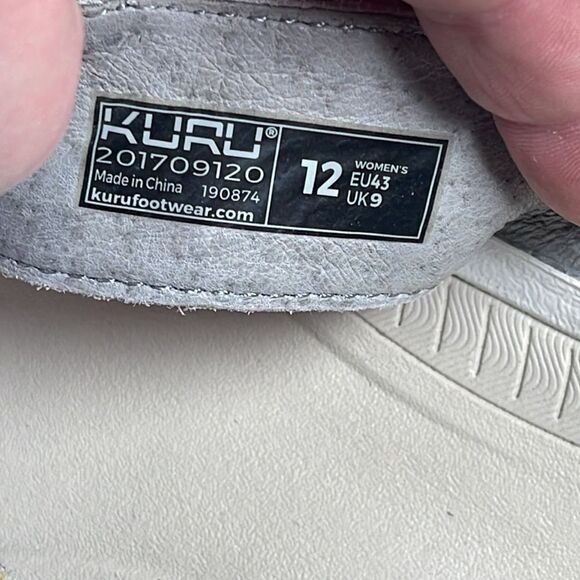 Kuru Kala White/Silver Thong Sandals For Plantar Fasciitis Sz 12 - Picture 6 of 7